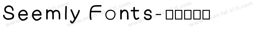 Seemly Fonts字体转换